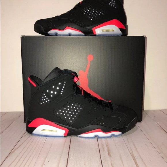 🔴SOLD🔴Nwt w/box, receipt Men’s Jordan 6 Infrare - Picture 5 of 8